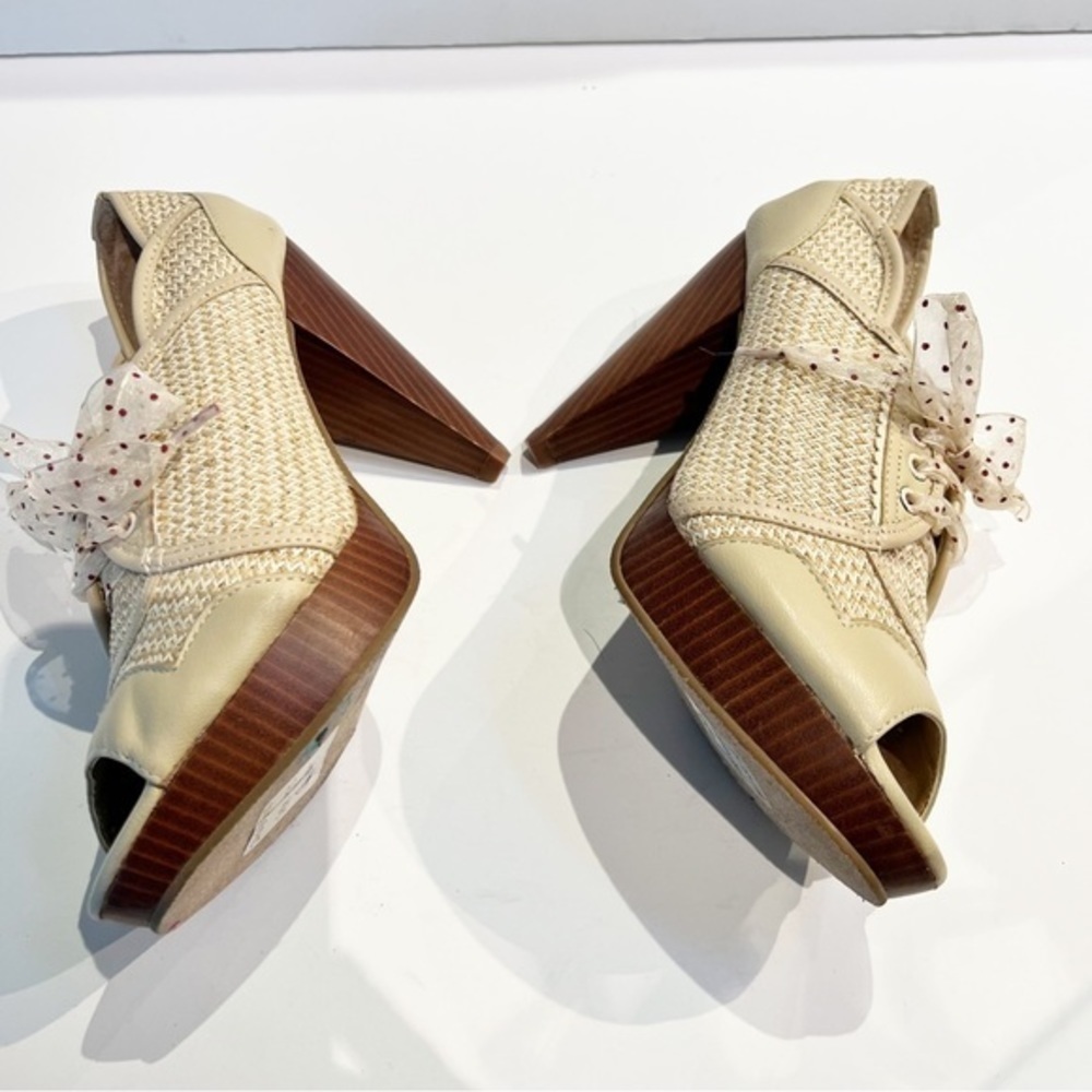 💋Anthropologie Poetic License London heels. Size 38.5 or size 7.5 in US - Picture 7 of 10